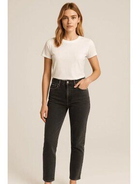 Acne Studios Boy Blck Vintage Jean Straight Leg Size 32
